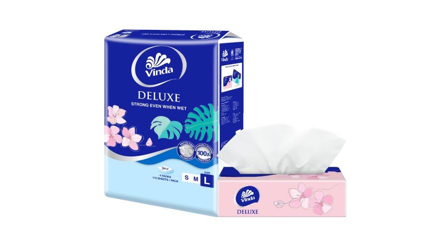 Vinda Deluxe Facial Tissue L (4x110s)
